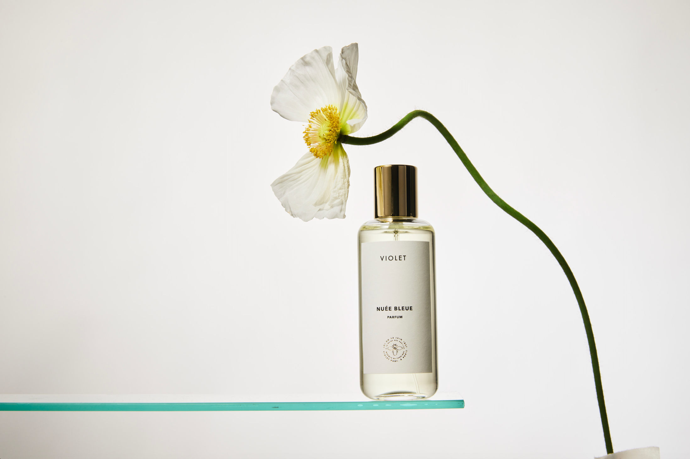 Flacon de parfum Nuée Bleue