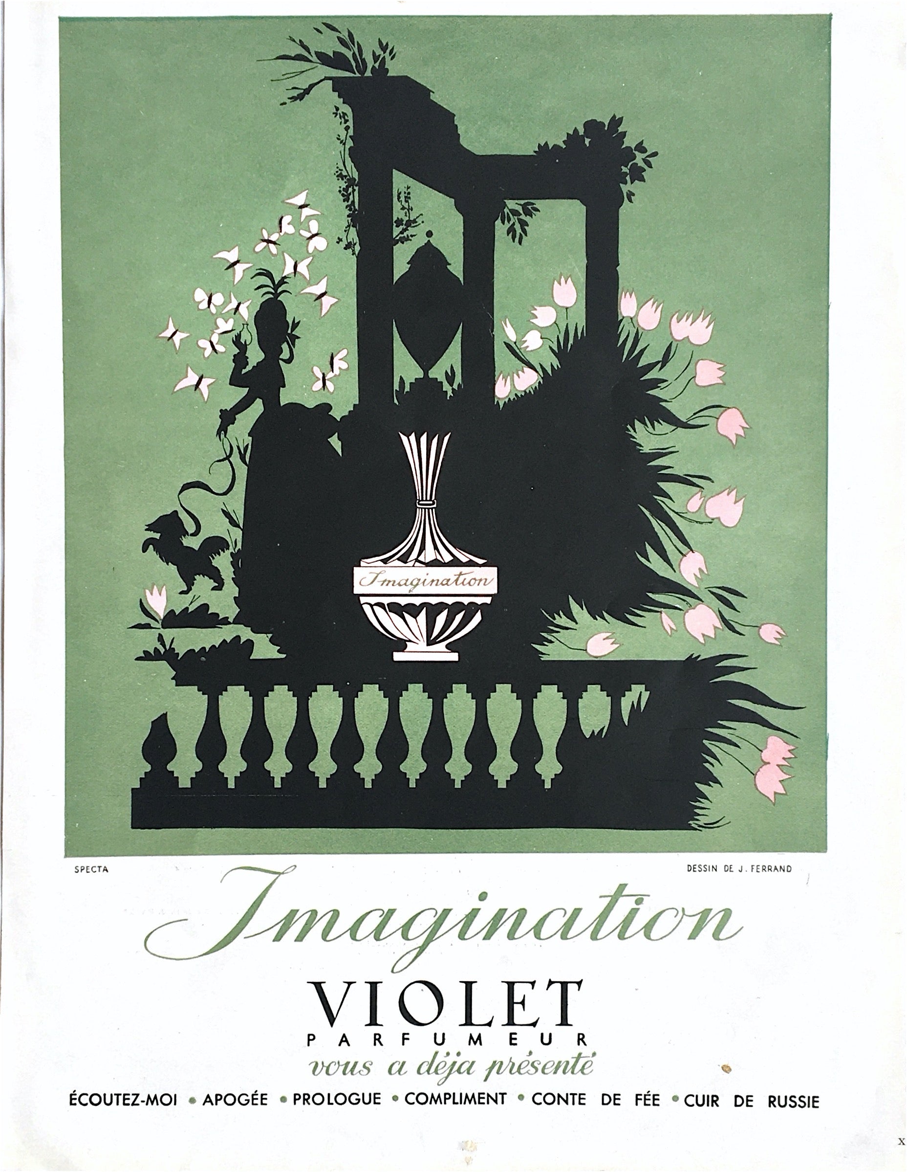 affiche vintage Imagination de Maison VIOLET